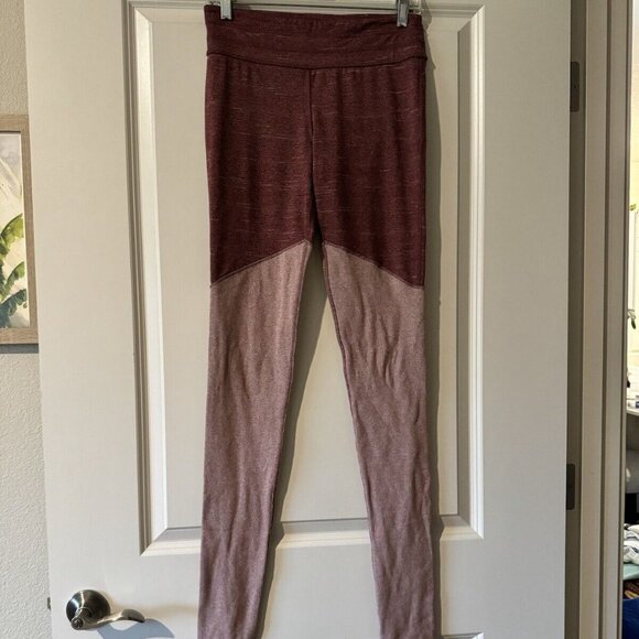 Free People FP Movement Ankle Leggings Pink Size Small EUC - Picture 2 of 5